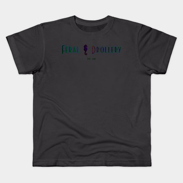 FD Dot Com Kids T-Shirt by FeralDrollery